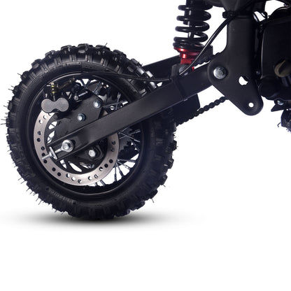 MotoTec Hooligan 72cc 4-Stroke Gas Dirt Bike Blue/Off Road Use Only