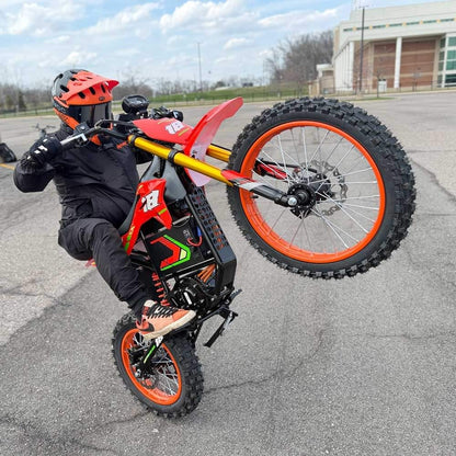 HappyRun F18 2.0 Electric Dirt Bike | 6000W Mid-Drive