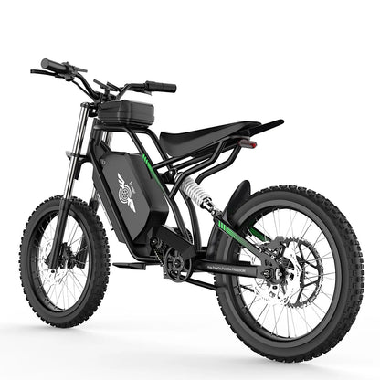 Freego Nova 3 Mid-Drive All-Terrain Dirt eBike,3000W,60V, 25Ah(1500Wh),20–50 miles,Off-Road: 40 Mph Renovomotors