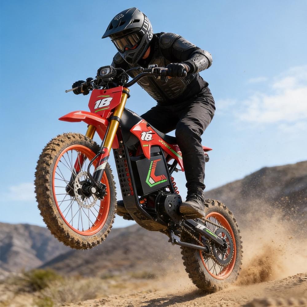 HappyRun F18 2.0 Electric Dirt Bike | 6000W Mid-Drive