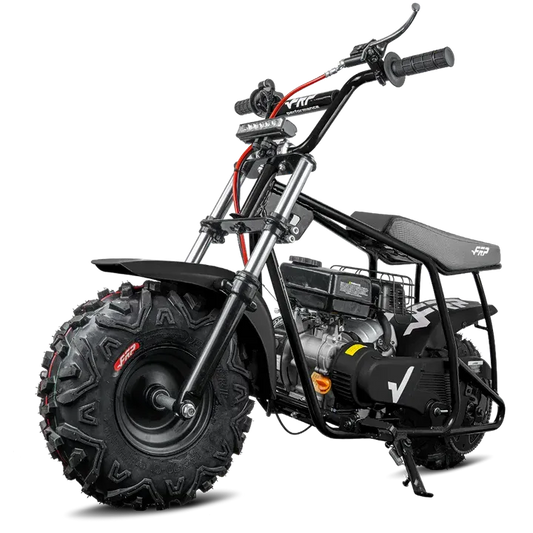 FRP GMB100P 99cc Gas Mini Bike – Off-Road Trail Mini Motorcycle with Hydraulic Brakes