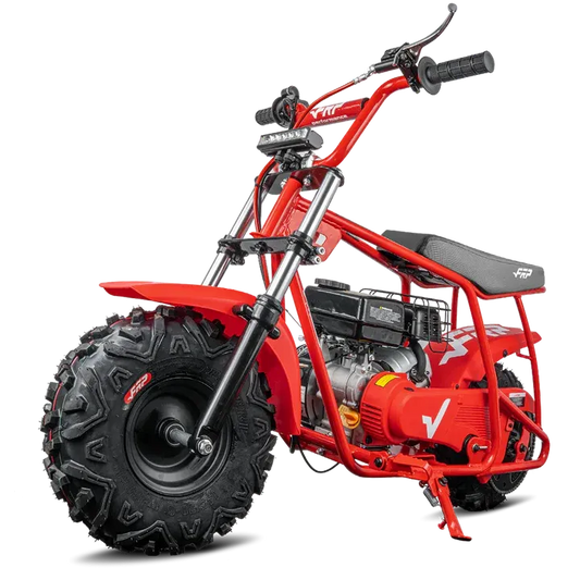 FRP GMB100P 99cc Gas Mini Bike – Off-Road Trail Mini Motorcycle with Hydraulic Brakes