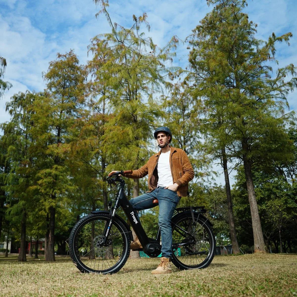 Freego City Flow A1 eBike | 500W Mid-Drive Motor, 48V 15Ah Battery, 28 MPH