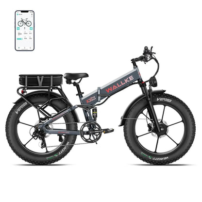 2025 Wallke X3 Pro Max | 2800W Folding Ebike|33 mph|Climbing:40+°|Tires:26" x 4" Renovomotors