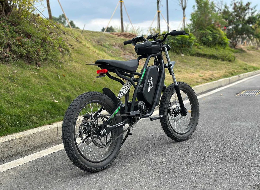 Freego Nova 3 Mid-Drive All-Terrain Dirt eBike,3000W,60V, 25Ah(1500Wh),20–50 miles,Off-Road: 40 Mph Renovomotors