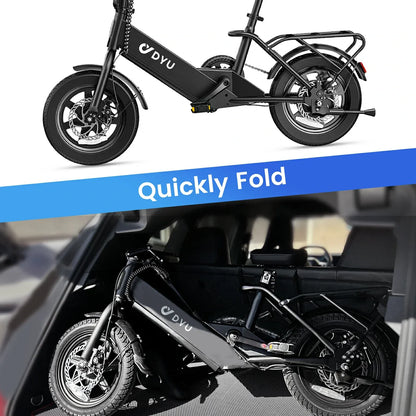 DYU C3 Folding Electric Bike | Compact Urban E-Bike