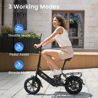 DYU C3 Folding Electric Bike | Compact Urban E-Bike