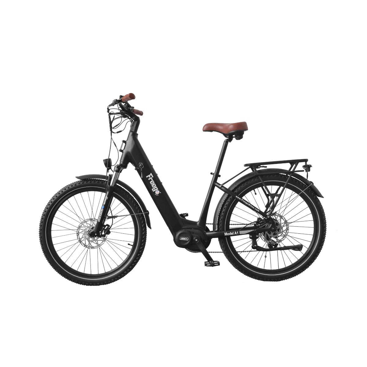Freego City Flow A1 eBike | 500W Mid-Drive Motor, 48V 15Ah Battery, 28 MPH
