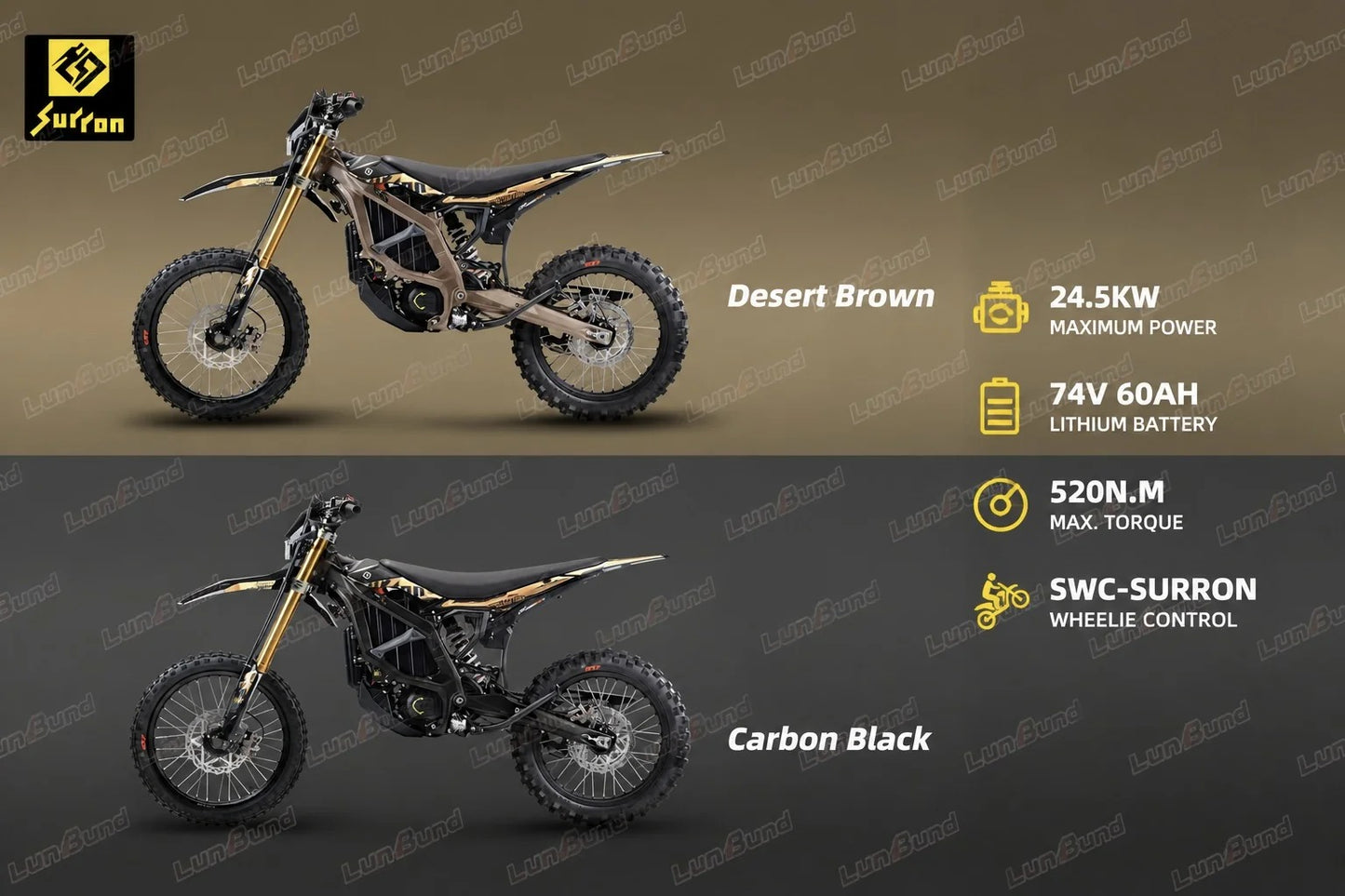 Surron Ultra Bee HP SW - 24.5kW Powerful Dirt EBike 74V 60Ah