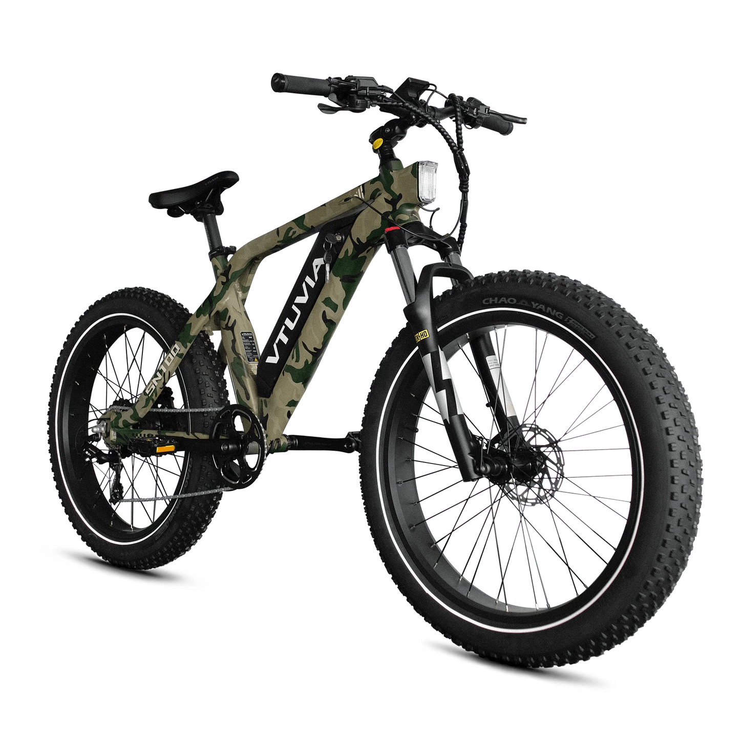 Vtuvia SN100 Ebike|750W Motor|70 Miles Max Range|672Wh LG Battery|400 Lbs Max Load|26x4" Tires|Torque Sensor|2-Year Warranty|Free $252 Gift Pack!