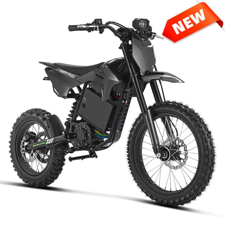 HappyRun F18 2.0 Electric Dirt Bike | 6000W Mid-Drive
