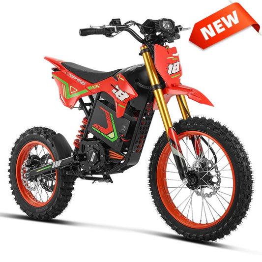 HappyRun F18 Electric Mini Dirt Bike – Mid Drive Off-Road Bike