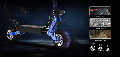 Nanrobot D4+3.0 |Dual motors, 1000 W × 2 (peak power)|52 V, 23.4 Ah lithium prismatic battery (EVE cells)|Up to 40 mph (≈ 64 km/h)|40 miles (on full charge)