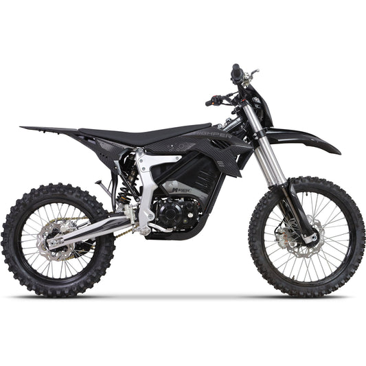Mototec Venom 72v 12000w electric dirt bike Aluminum Black | Off Road Use Only