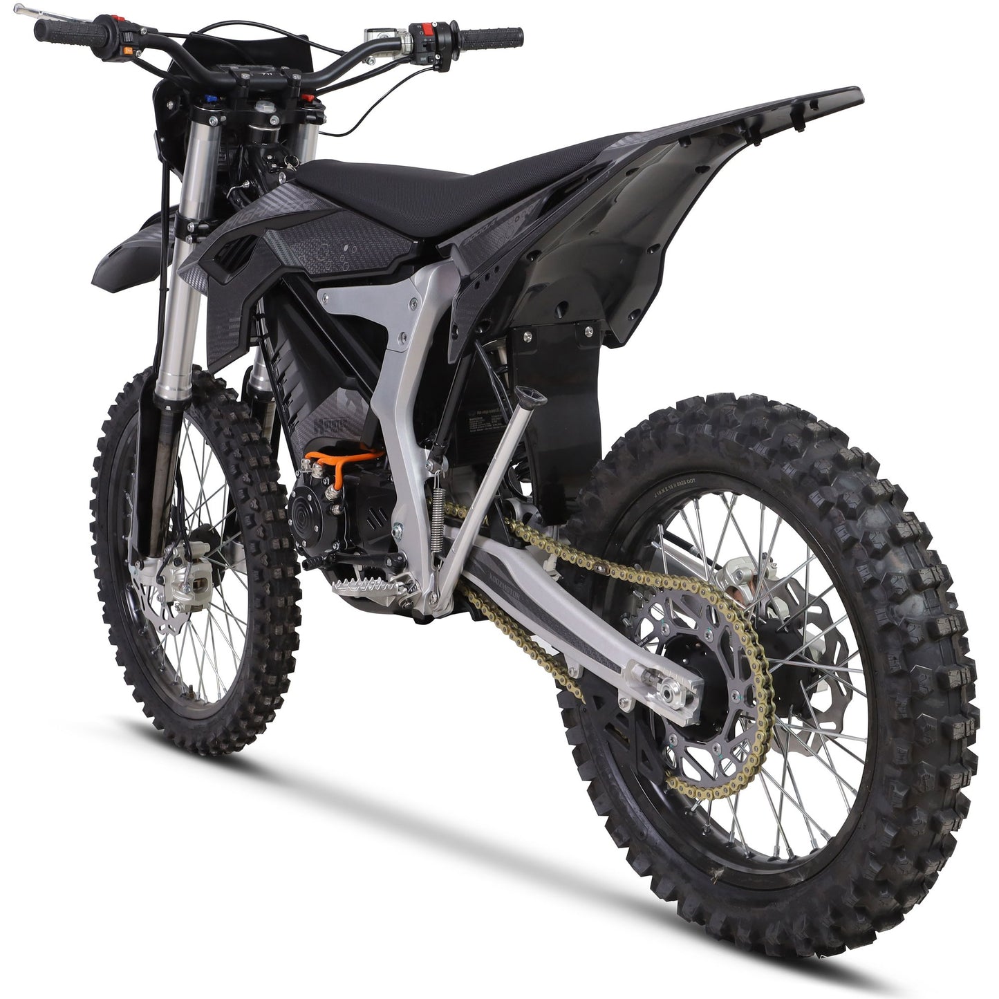 Mototec Venom 72v 12000w electric dirt bike Aluminum Black | Off Road Use Only
