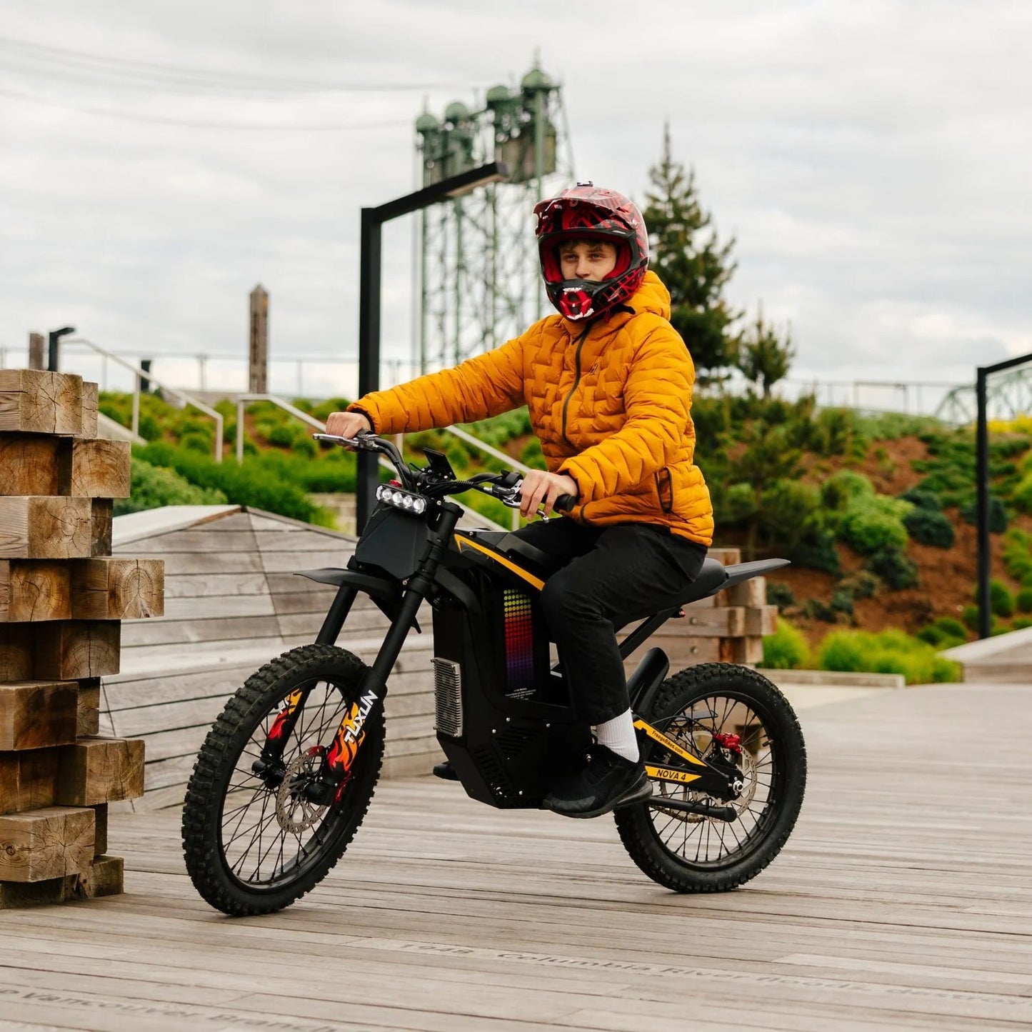 Freego Nova 4 Mid-Drive Electric Dirt Bike | 6000W Peak Motor, 45 MPH, 60V 30Ah Battery
