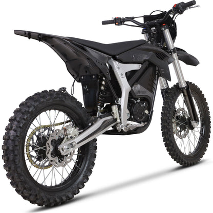 Mototec Venom 72v 12000w electric dirt bike Aluminum Black | Off Road Use Only