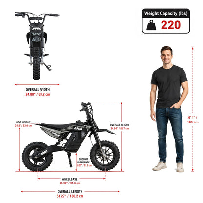 XPROUSA Drax Lite 1200W Electric Dirt Bike