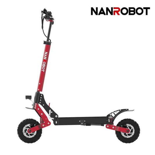 Nanrobot D4+3.0 |Dual motors, 1000 W × 2 (peak power)|52 V, 23.4 Ah lithium prismatic battery (EVE cells)|Up to 40 mph (≈ 64 km/h)|40 miles (on full charge)
