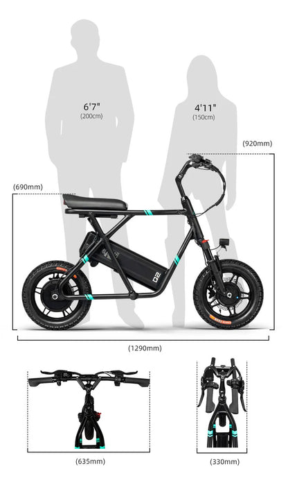 Fiido Q2 Dual Drive Foldable Electric Scooter – Powerful Dual Motor Ride