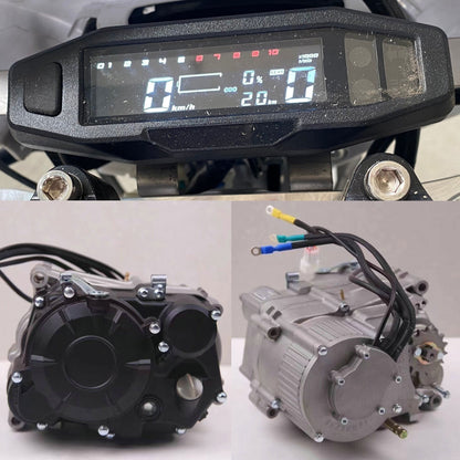 Mototec Venom 72v 12000w electric dirt bike Aluminum Black | Off Road Use Only