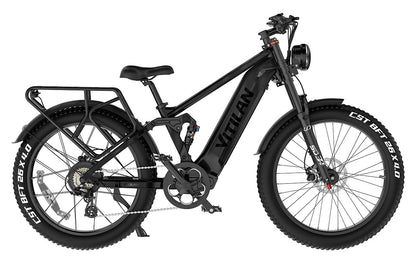Vitilan T7 PRO Electric Bike | 1000W 52V Full Suspension E-Bike