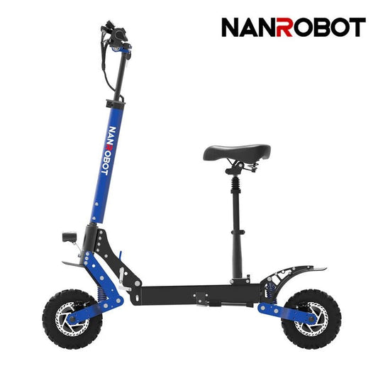 Nanrobot D4+3.0 |Dual motors, 1000 W × 2 (peak power)|52 V, 23.4 Ah lithium prismatic battery (EVE cells)|Up to 40 mph (≈ 64 km/h)|40 miles (on full charge)