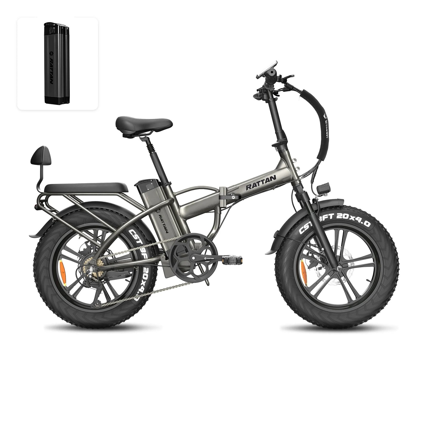 Rattan LM 750 Pro Electric Bike | 750W Motor, 48V 13Ah Battery, 55 Mile Range
