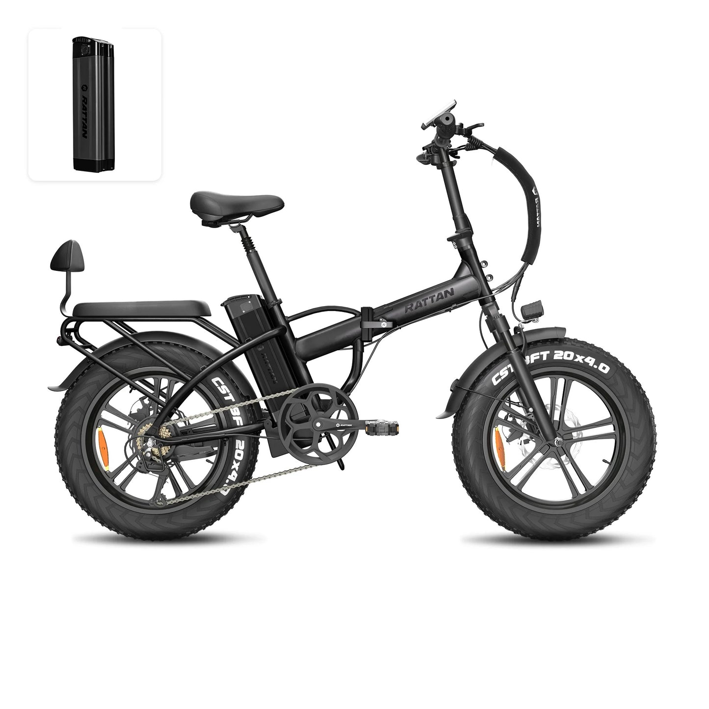 Rattan LM 750 Pro Electric Bike | 750W Motor, 48V 13Ah Battery, 55 Mile Range