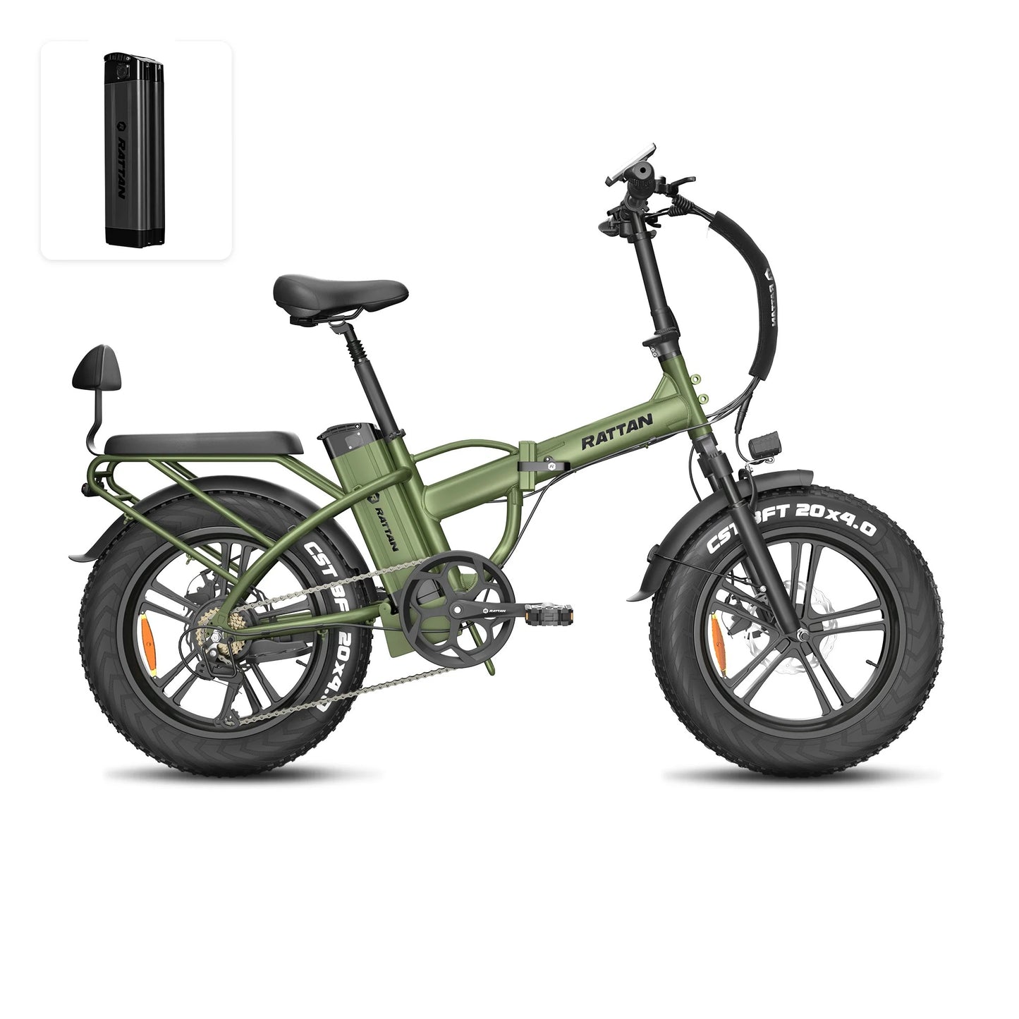 Rattan LM 750 Pro Electric Bike | 750W Motor, 48V 13Ah Battery, 55 Mile Range