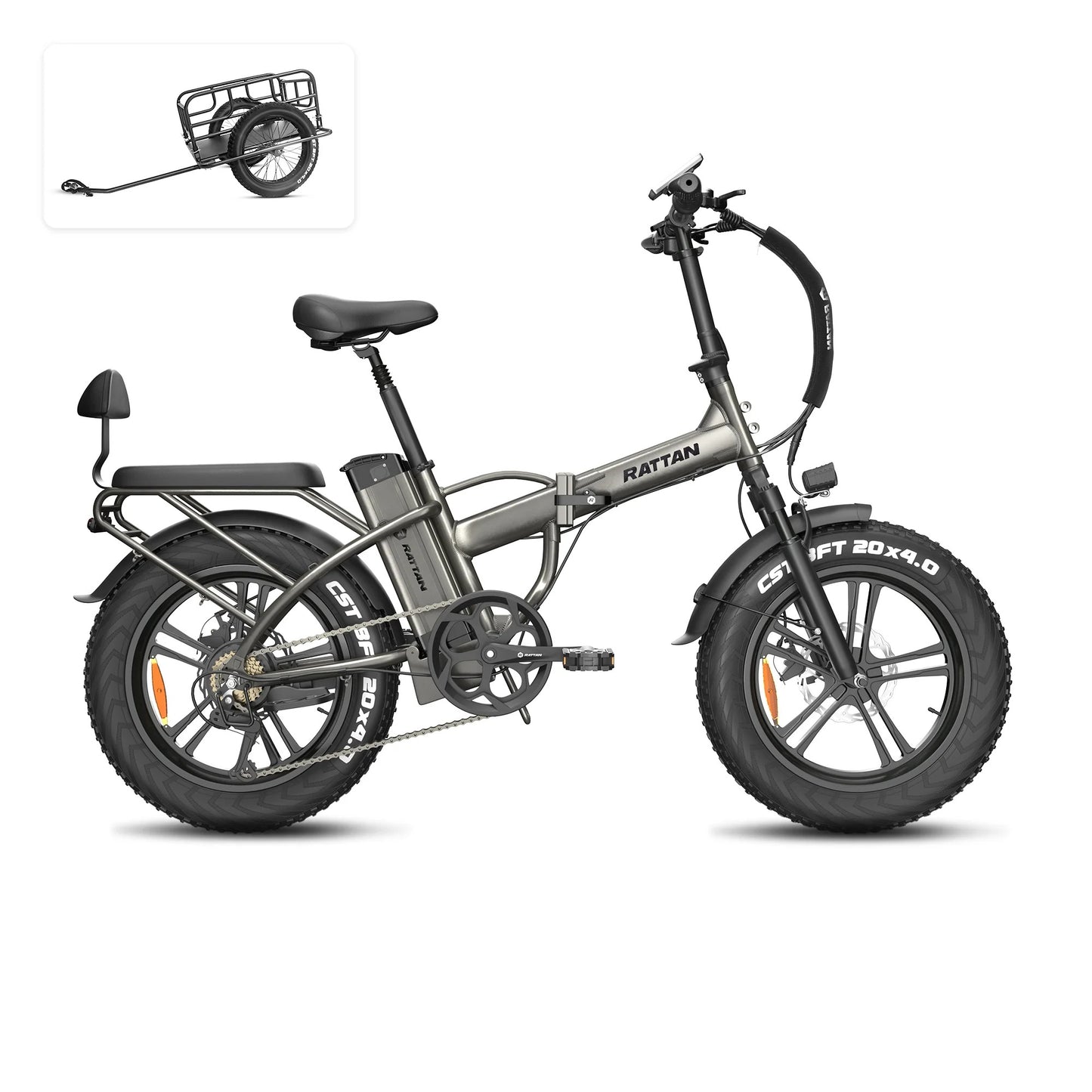 Rattan LM 750 Pro Electric Bike | 750W Motor, 48V 13Ah Battery, 55 Mile Range