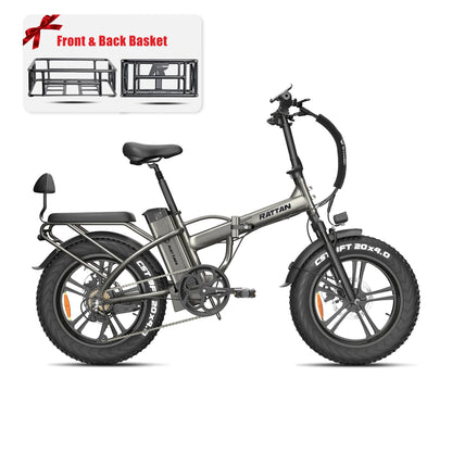 Rattan LM 750 Pro Electric Bike | 750W Motor, 48V 13Ah Battery, 55 Mile Range