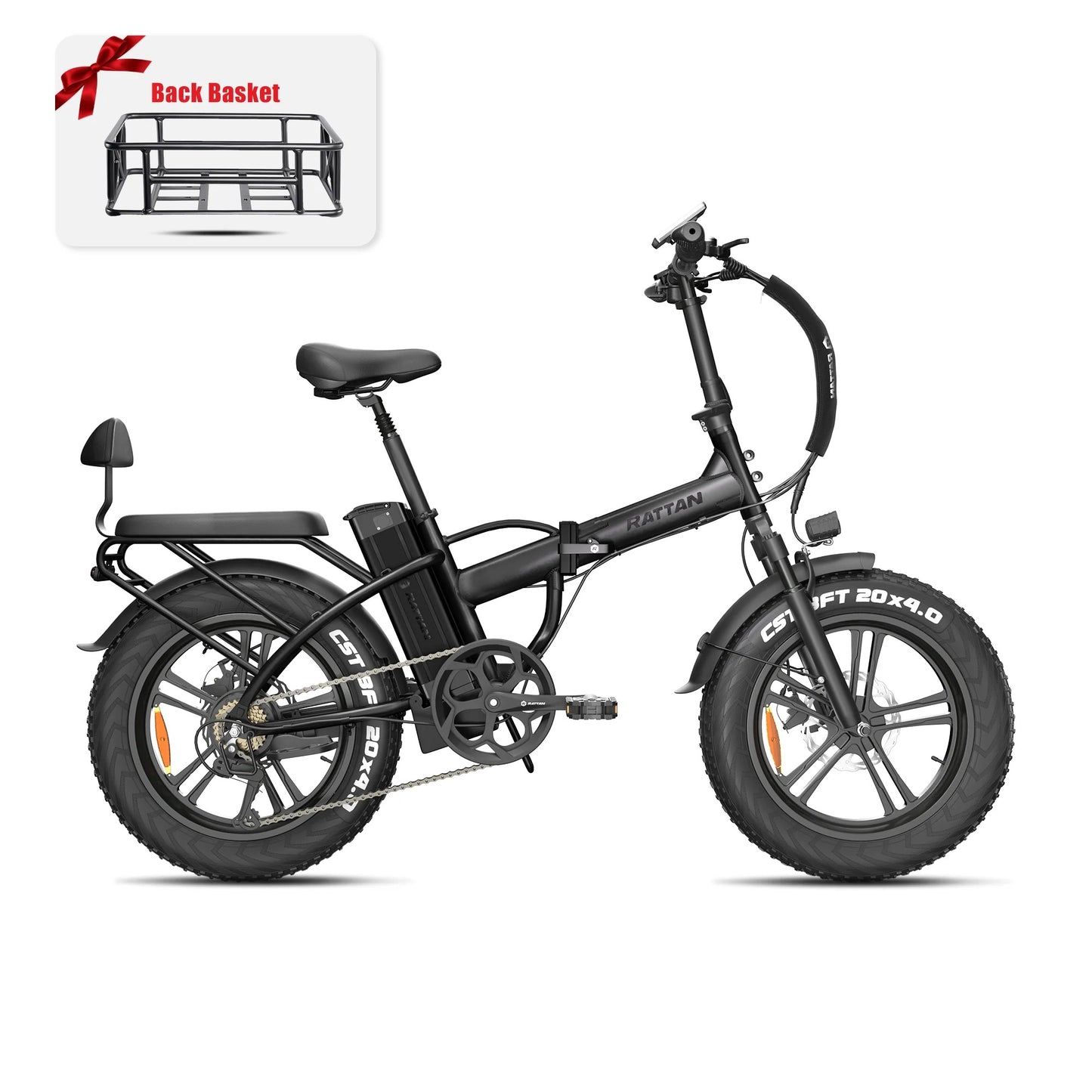 Rattan LM 750 Pro Electric Bike | 750W Motor, 48V 13Ah Battery, 55 Mile Range