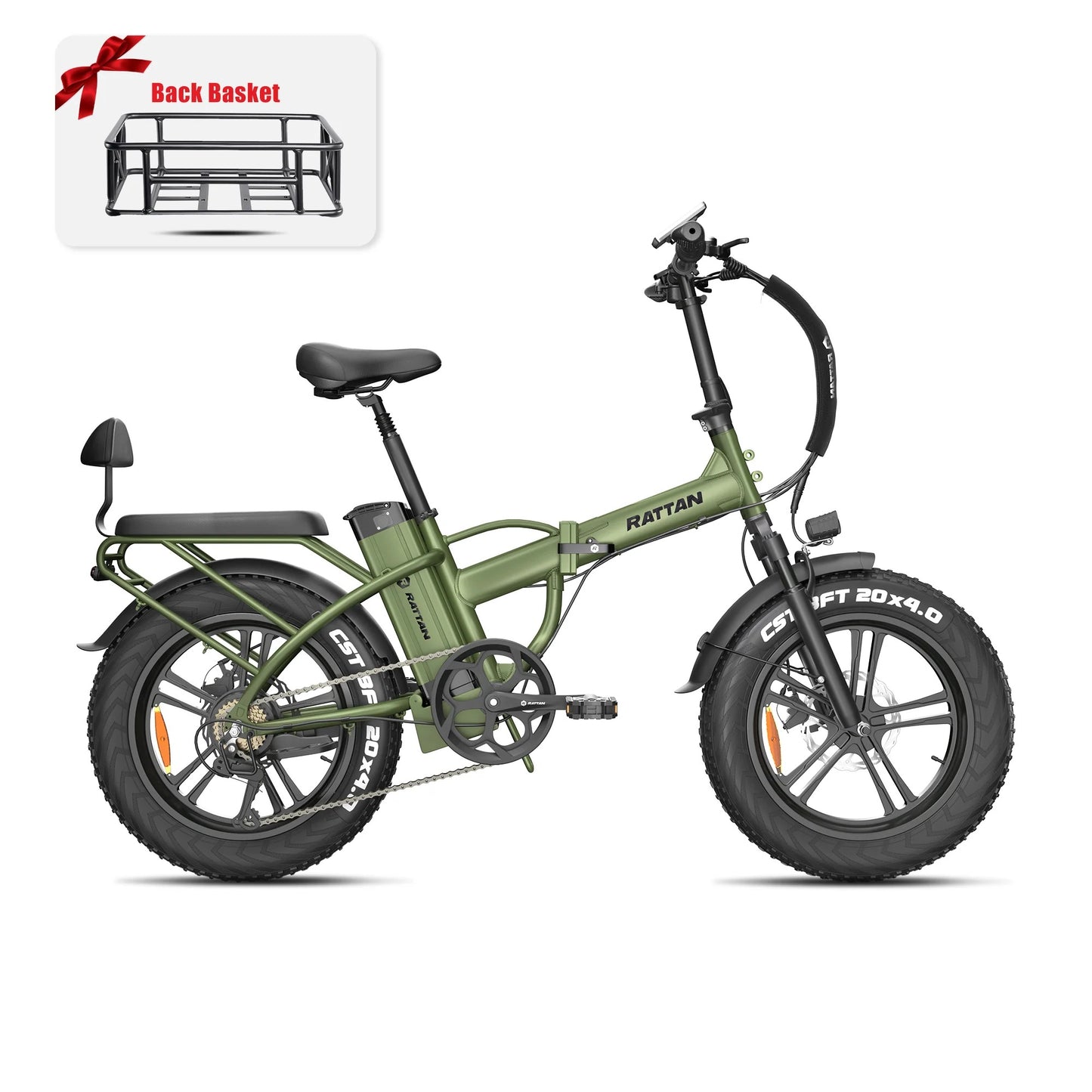 Rattan LM 750 Pro Electric Bike | 750W Motor, 48V 13Ah Battery, 55 Mile Range