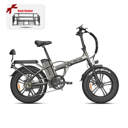 Rattan LM 750 Pro Electric Bike | 750W Motor, 48V 13Ah Battery, 55 Mile Range