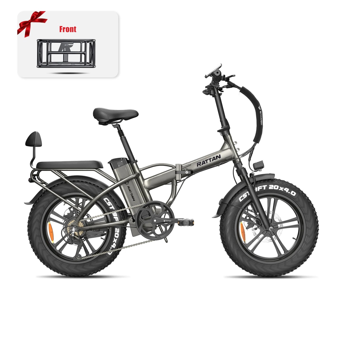 Rattan LM 750 Pro Electric Bike | 750W Motor, 48V 13Ah Battery, 55 Mile Range
