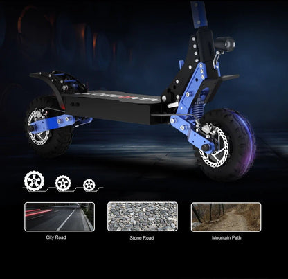 Nanrobot D4+3.0 |Dual motors, 1000 W × 2 (peak power)|52 V, 23.4 Ah lithium prismatic battery (EVE cells)|Up to 40 mph (≈ 64 km/h)|40 miles (on full charge)