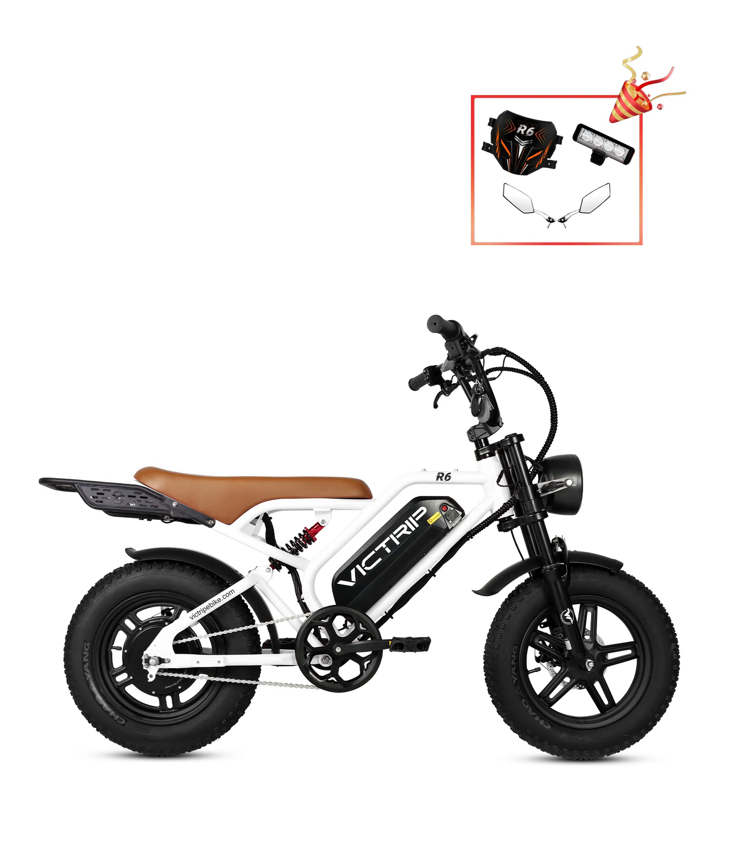 VICTRIP R6 Off Road Ebike | 1000W Peak Fat Tire