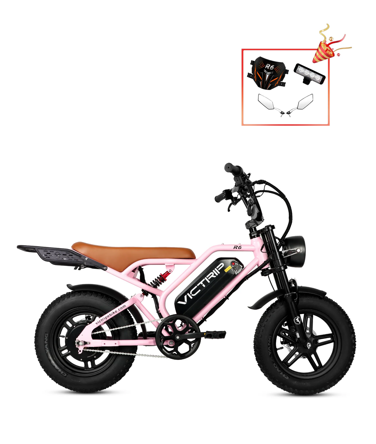 VICTRIP R6 Off Road Ebike | 1000W Peak Fat Tire