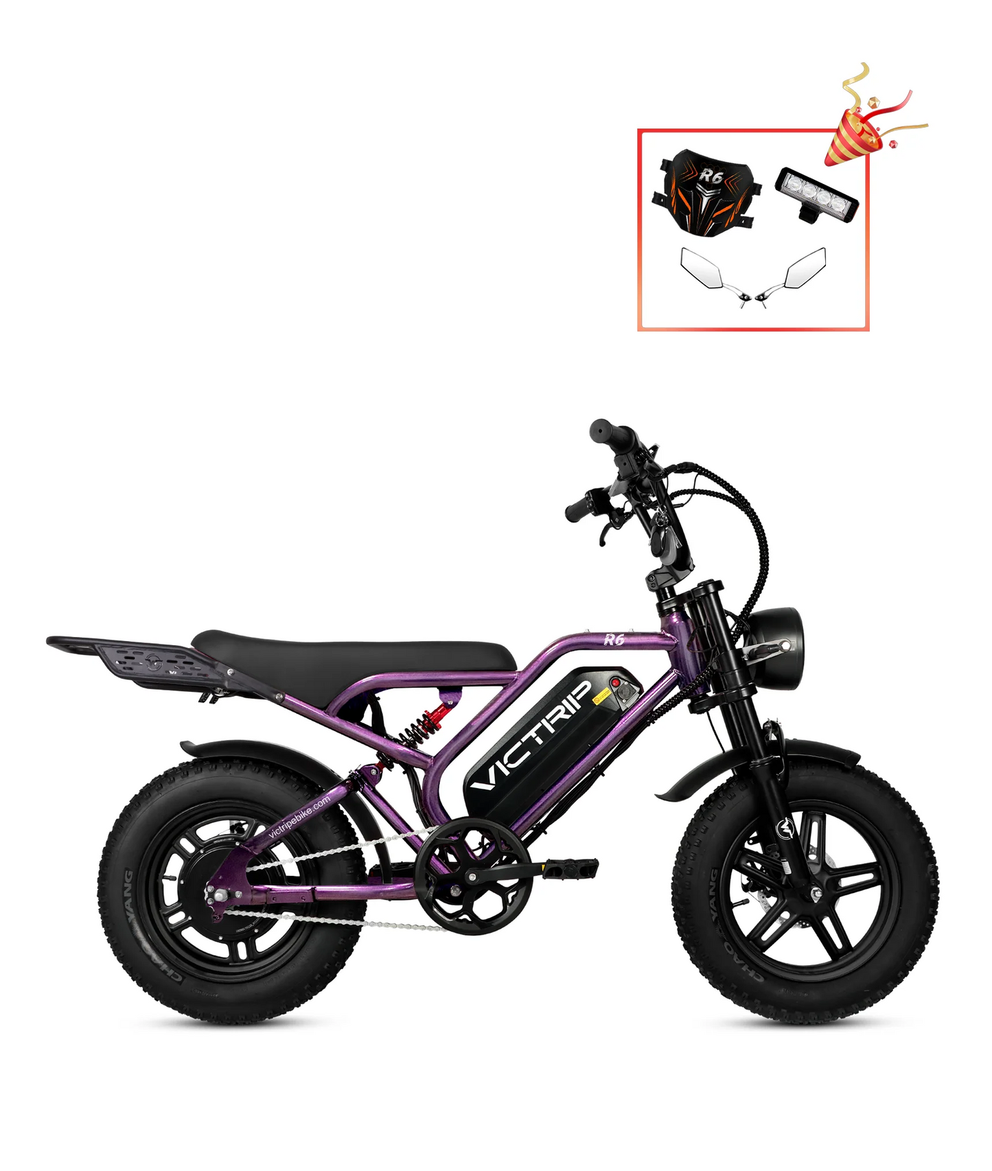 VICTRIP R6 Off Road Ebike | 1000W Peak Fat Tire