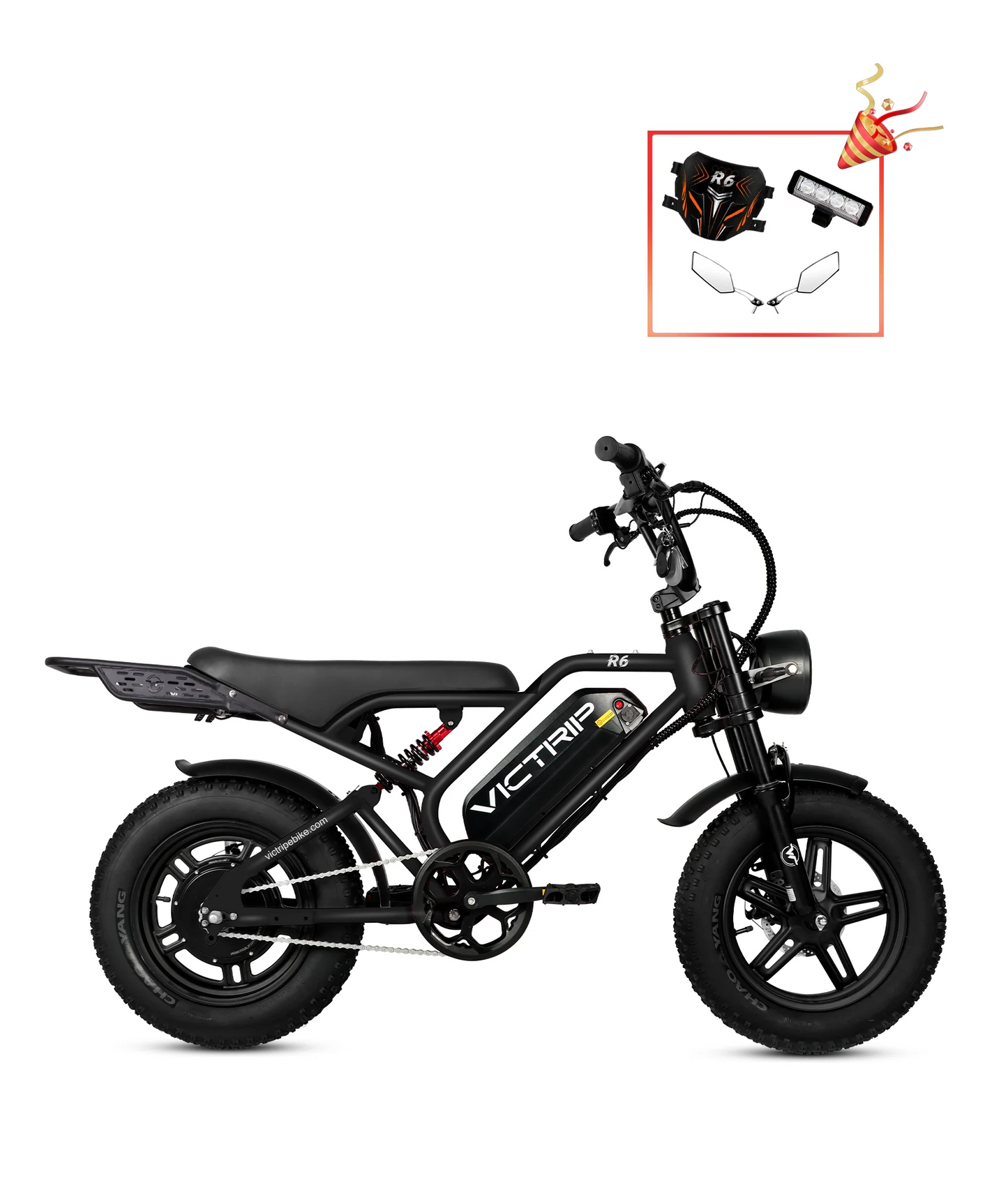 VICTRIP R6 Off Road Ebike | 1000W Peak Fat Tire
