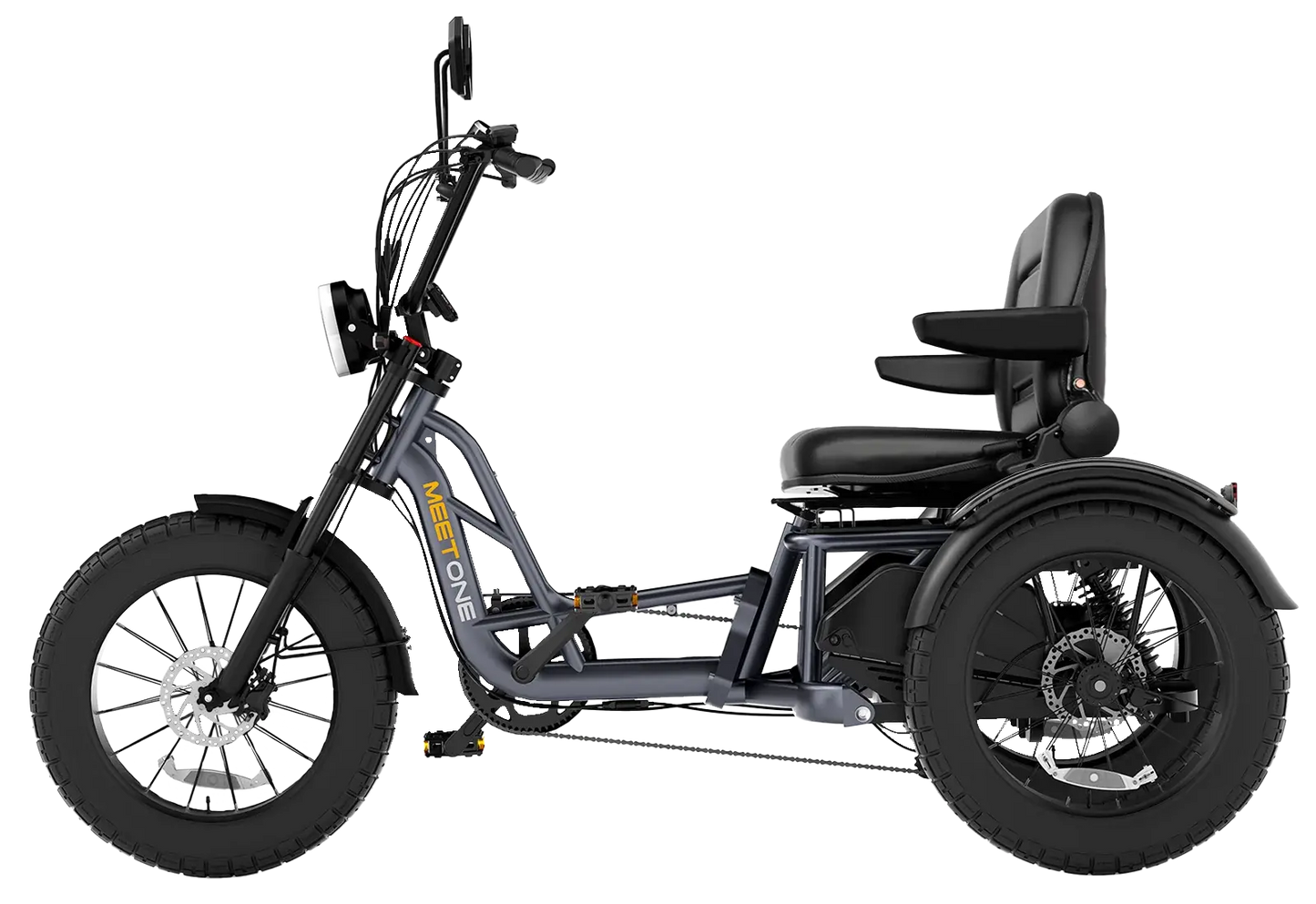 Meet One Tour Lite Full Suspension Electric Trike Renovomotors