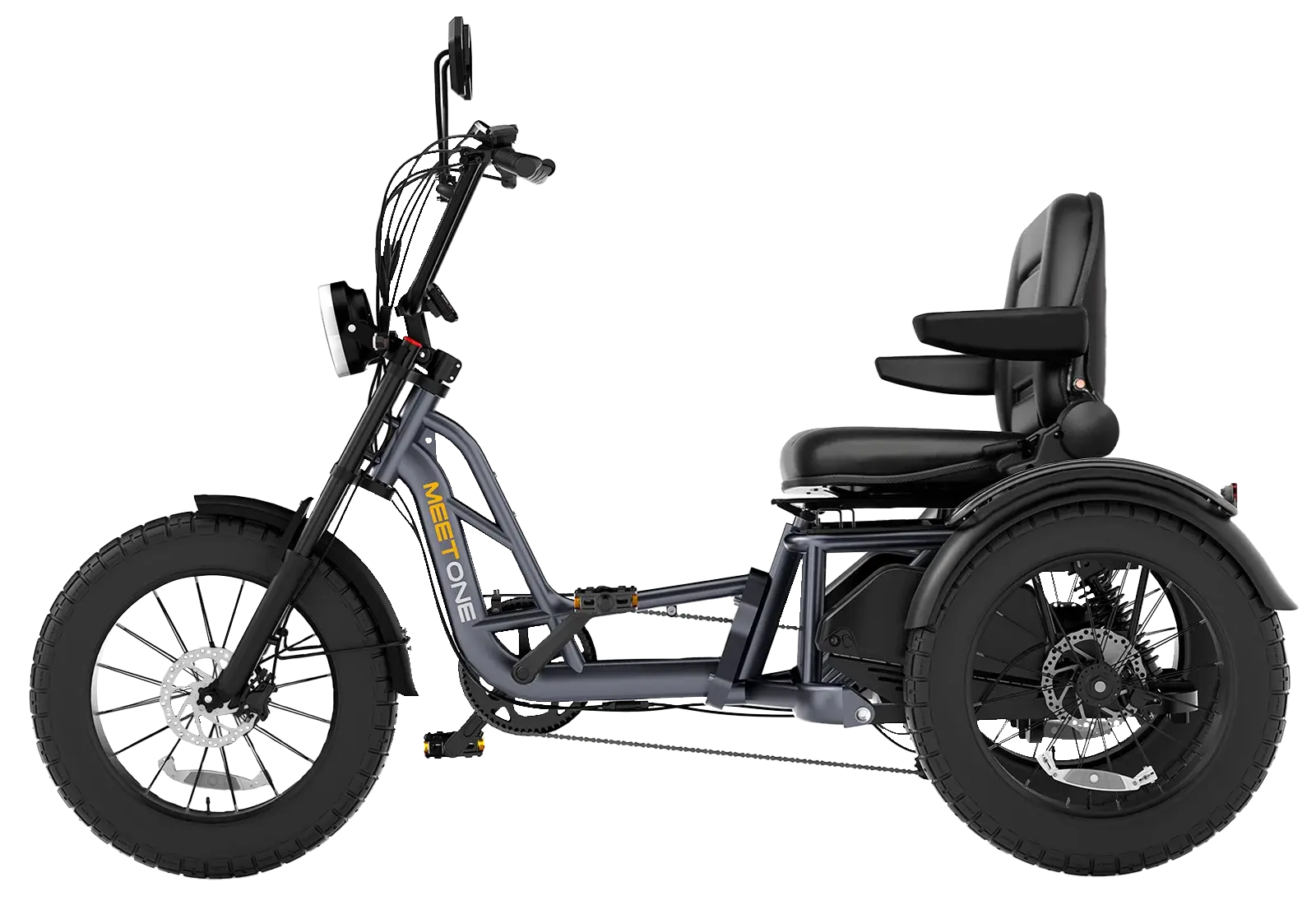 Meet One Tour Lite Full Suspension Electric Trike Renovomotors