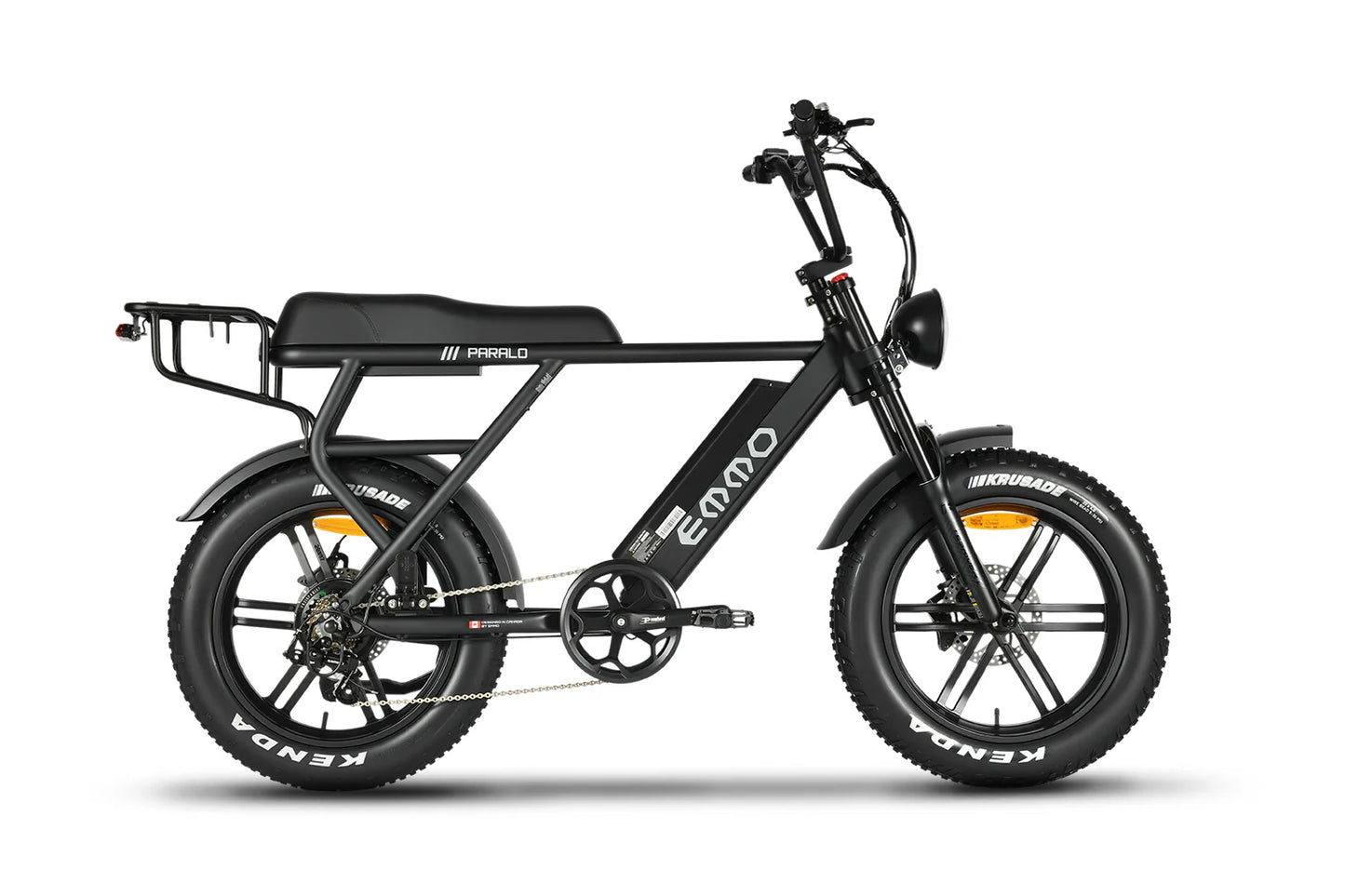 Paralo Pro Ebike Premium Two-Seater Moped Style E Bike