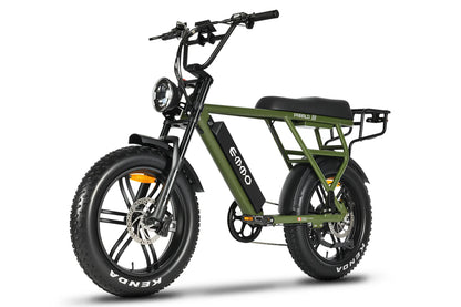 Paralo Pro Ebike Premium Two-Seater Moped Style E Bike
