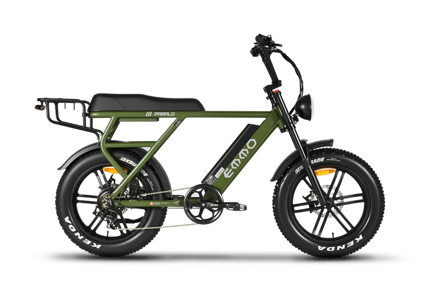 Paralo Pro Ebike Premium Two-Seater Moped Style E Bike