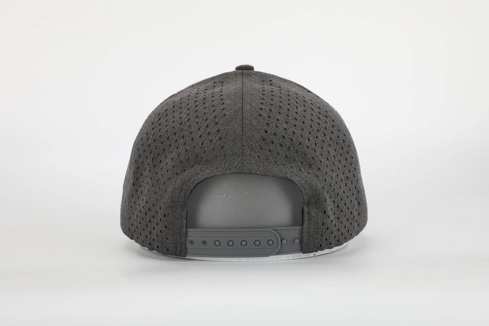 Jupiter Peak 3 D Logo Mesh Performance Cap Heather Gray