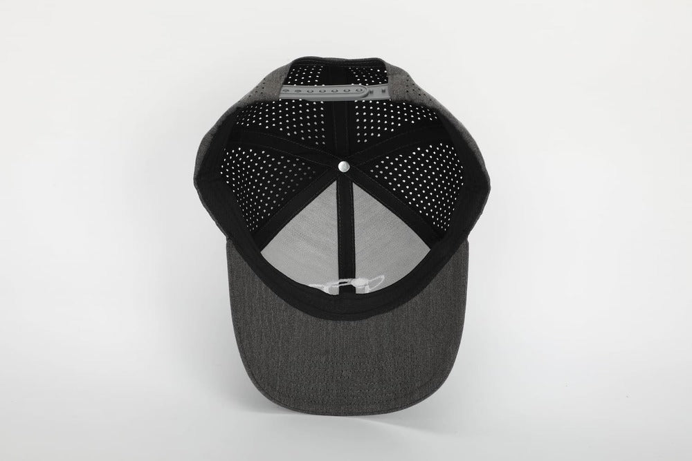 Jupiter Peak 3 D Logo Mesh Performance Cap Heather Gray