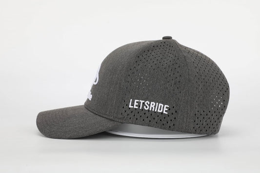 Jupiter Peak 3 D Logo Mesh Performance Cap Heather Gray