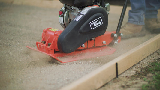 SuperHandy Plate Compactor Upgrade  — 7HP 209cc Engine | 4200 lb Compaction Force